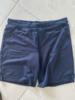 Athletic Works Navy Women's Athletic Drawstring Shorts
